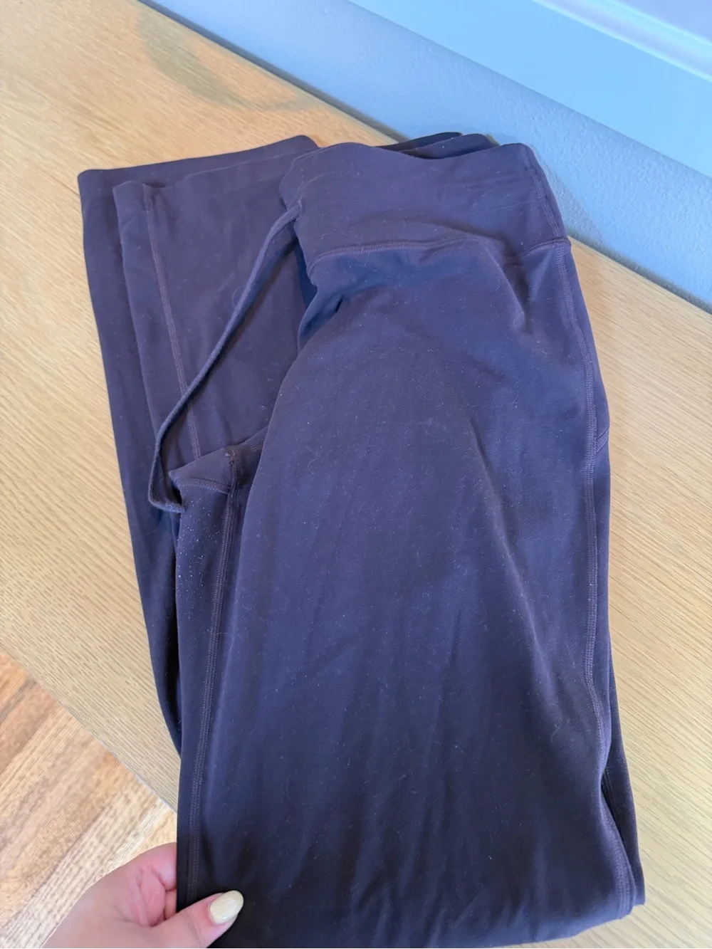 lululemon athletica Dark Brown High-Rise groove thermal large